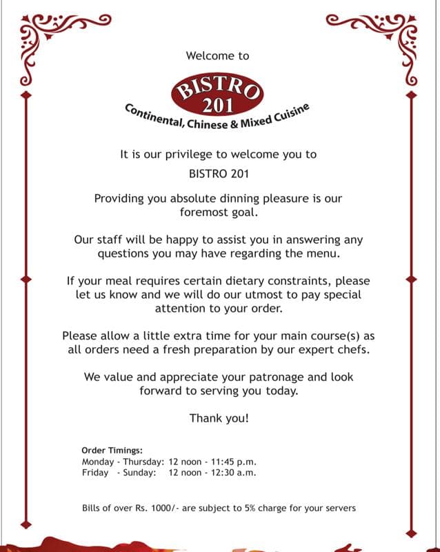 Bistro 201 9