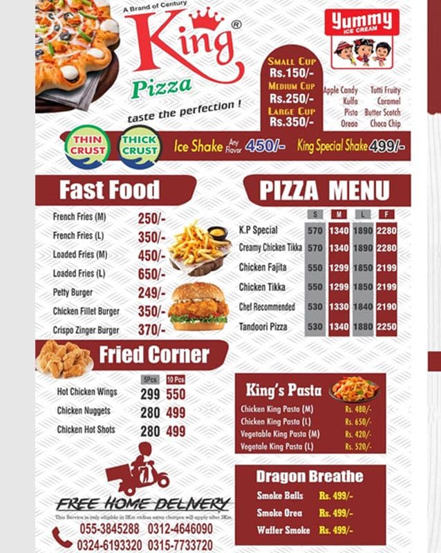 King Pizza 8