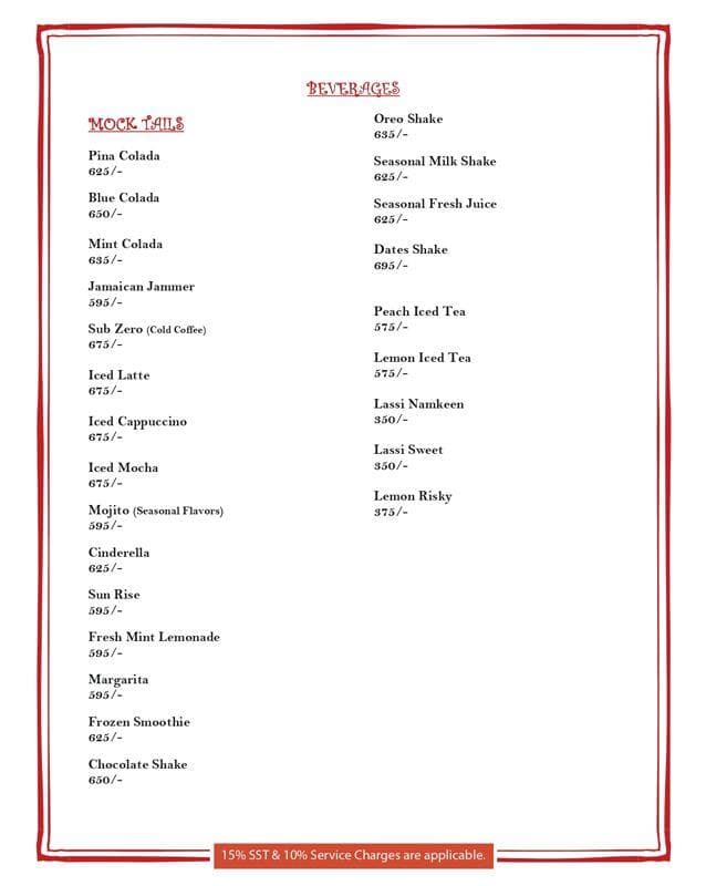 Menu 10