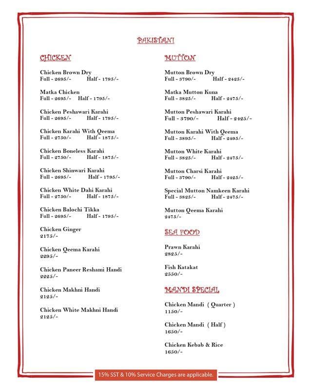 Menu 5