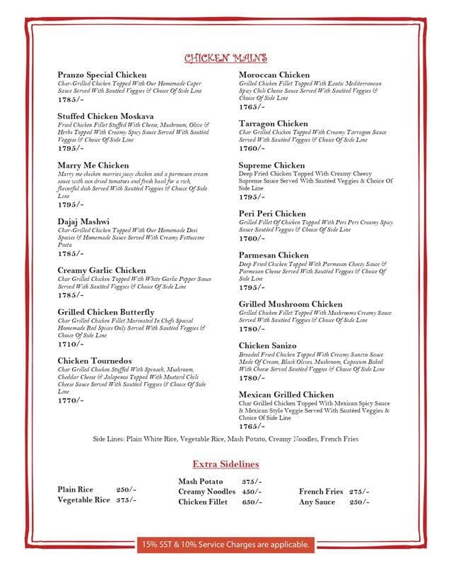 Menu 8