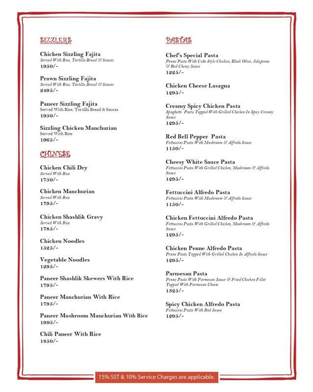 Menu 9
