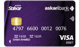 Askari Sahar Visa Debit Card