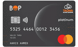 Mastercard Taqwa Platinum Islamic Debit Card