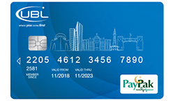 UBL Pay Pak Debit Card