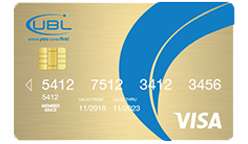 UBL Visa Gold Credit Card