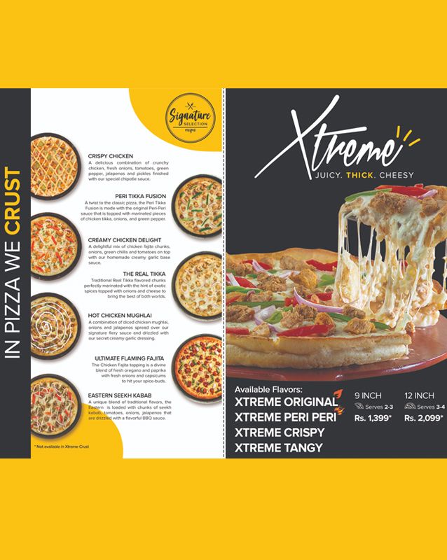 14th Street Pizza Co. menu