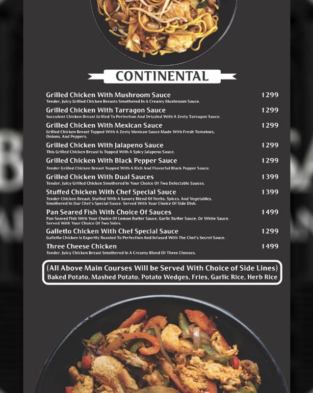 Abu Yousaf Cafe & Restaurant menu