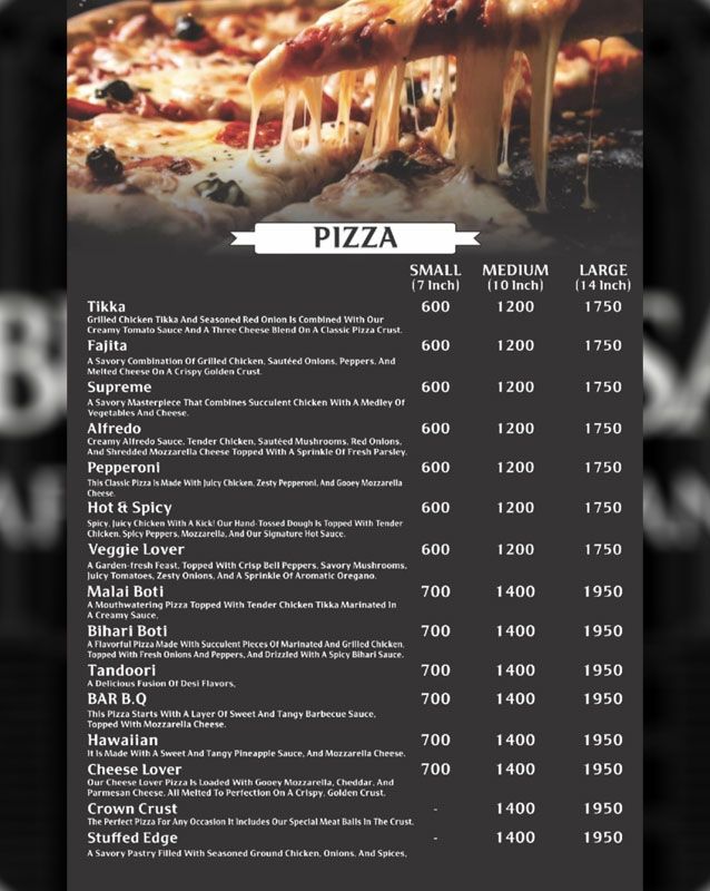 Abu Yousaf Cafe & Restaurant menu