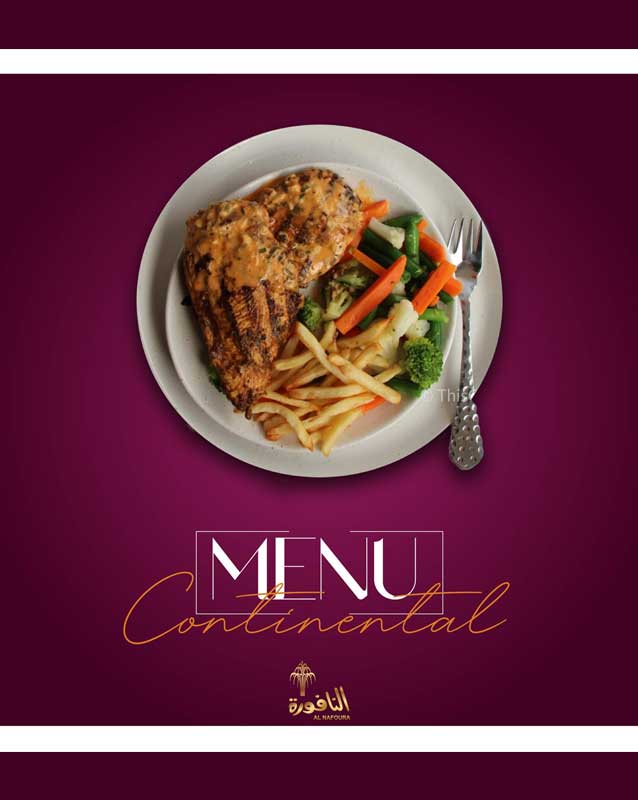 Al Nafoura menu