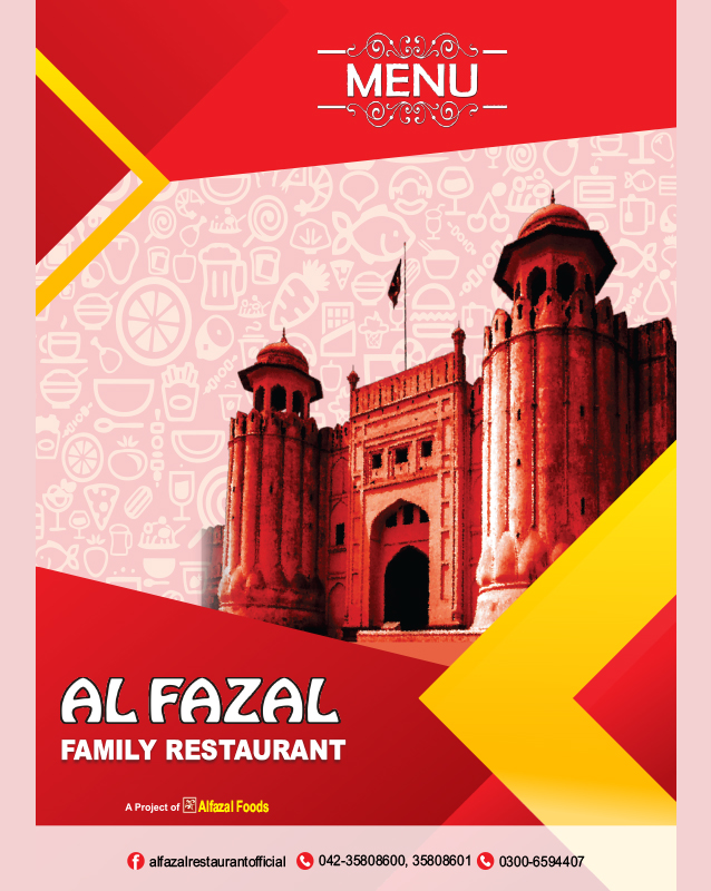 Al-Fazal Restaurant menu