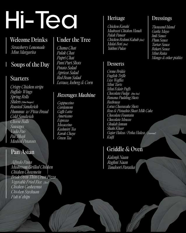 Al-Khan Restaurant menu