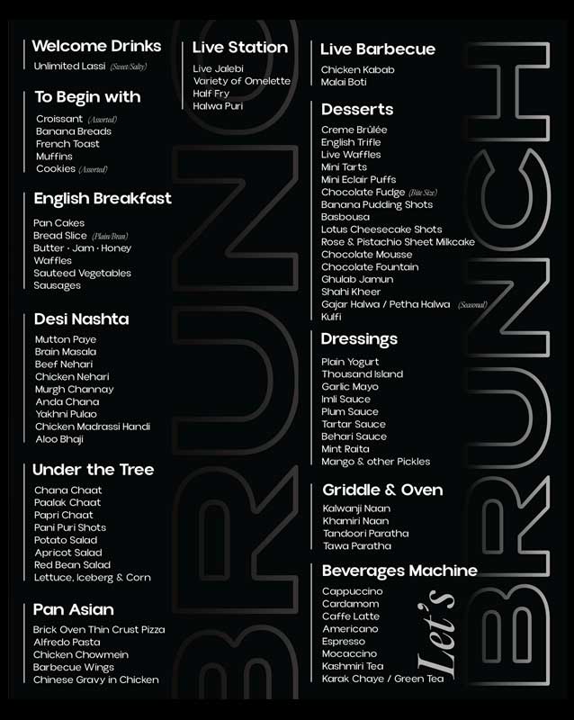 Al-Khan Restaurant menu