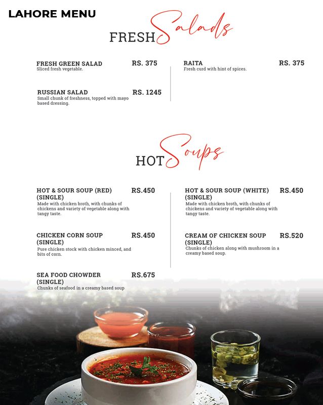 Kababjees menu