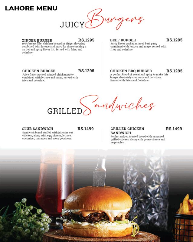 Kababjees menu