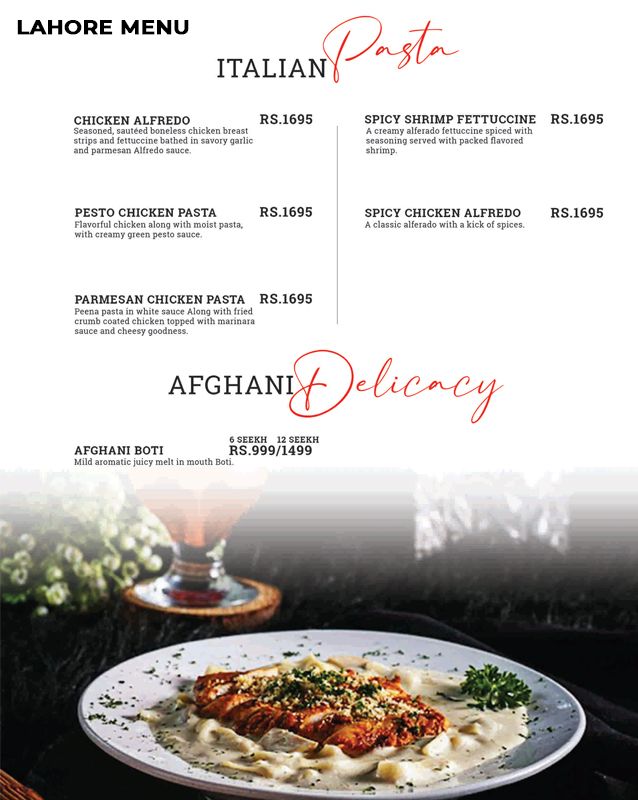 Kababjees menu