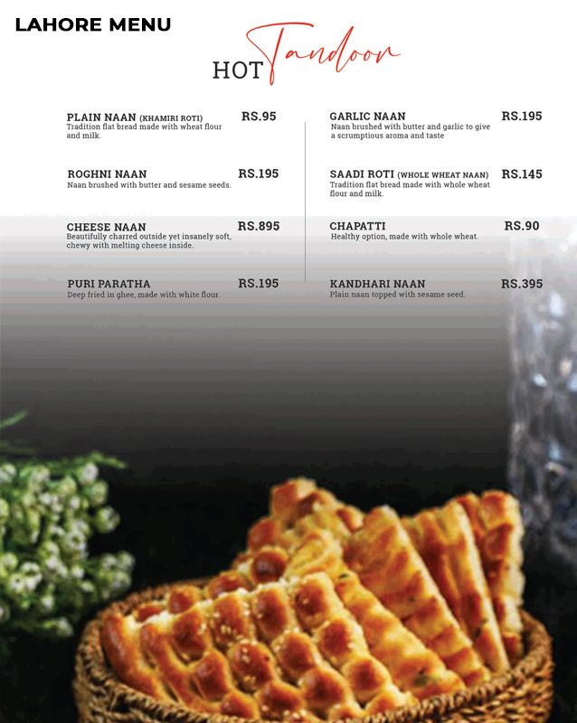 Kababjees menu