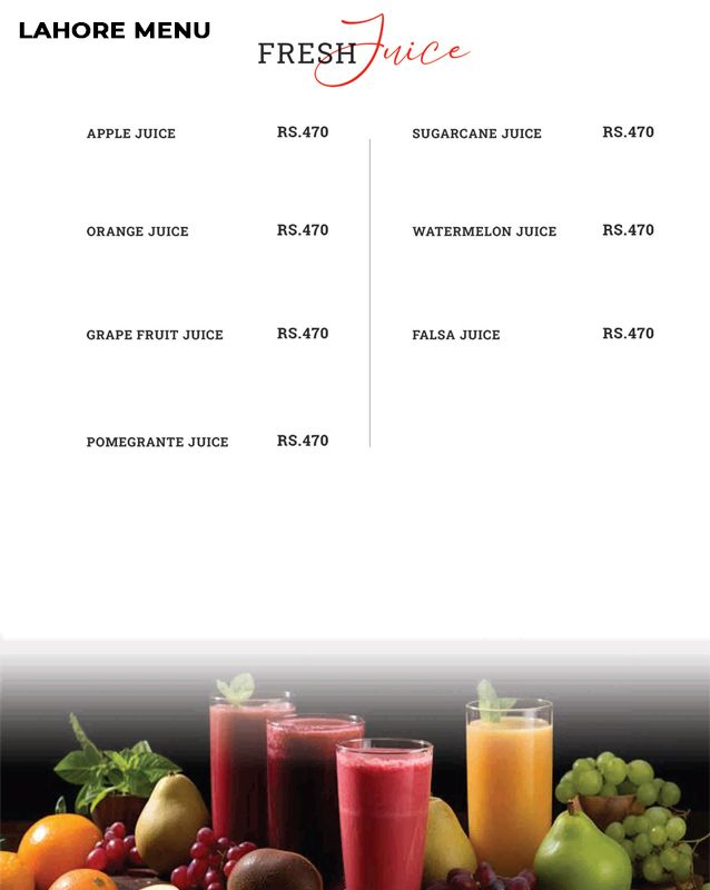 Kababjees menu