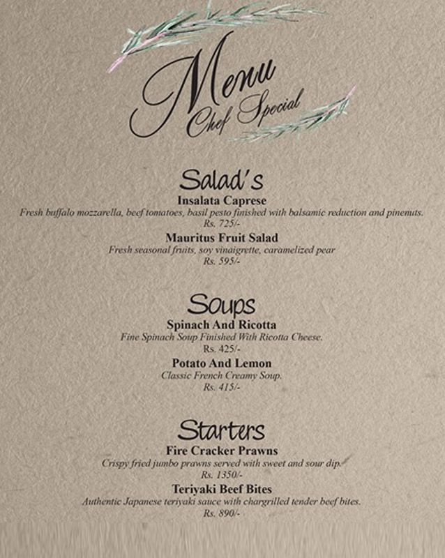 BLVD 56 menu