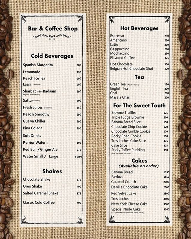 BLVD 56 menu
