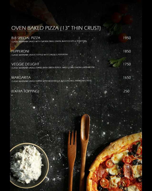 Boulevard 8 Food Court menu