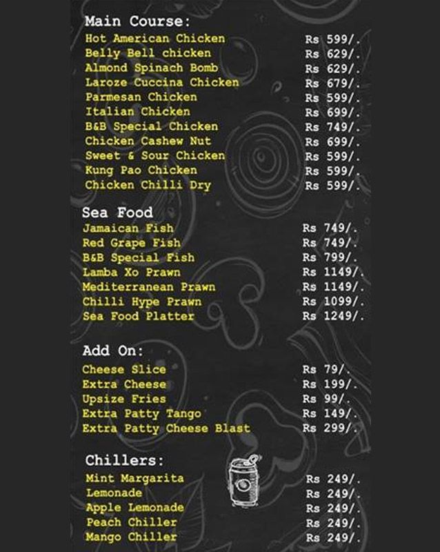 Bread & Bean Cafe & Grill menu