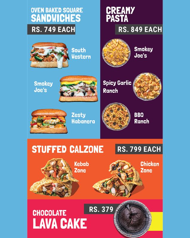 Broadway Pizza menu