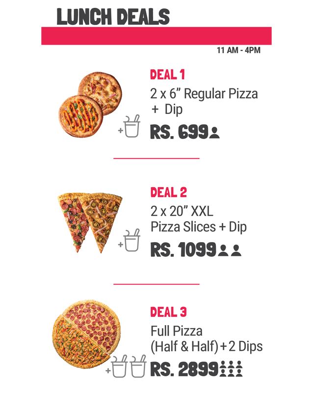 Broadway Pizza menu