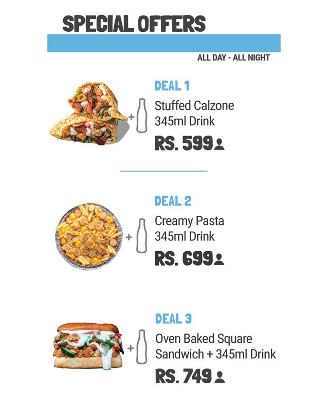 Broadway Pizza menu
