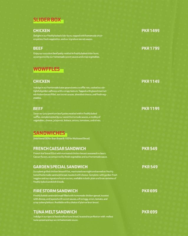 BSM menu