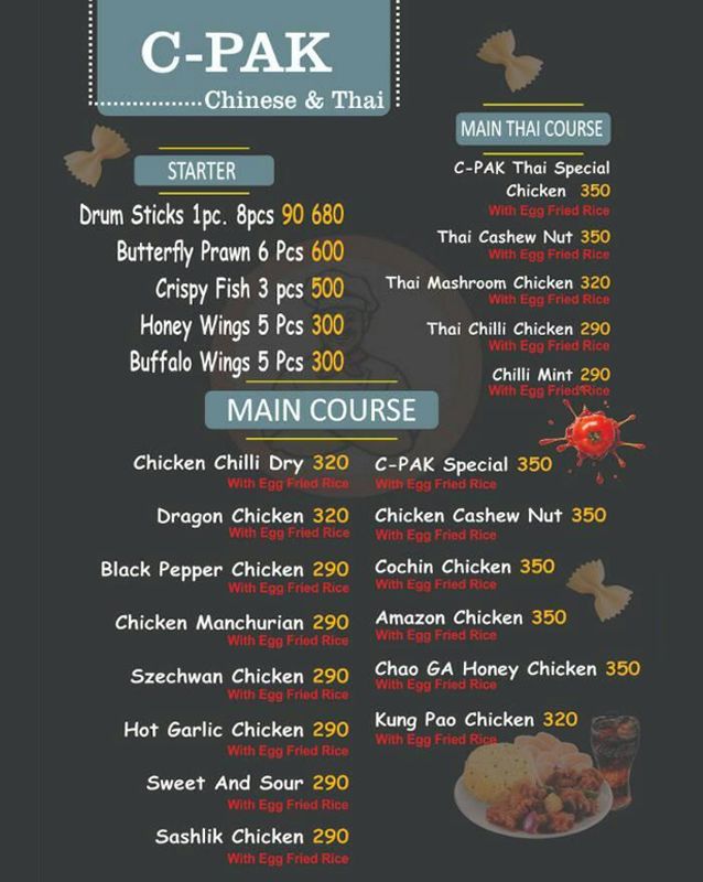 C-Pak menu