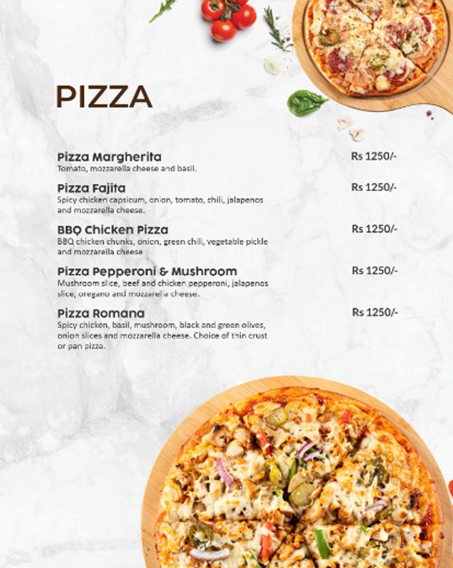 Cafe De Brando menu