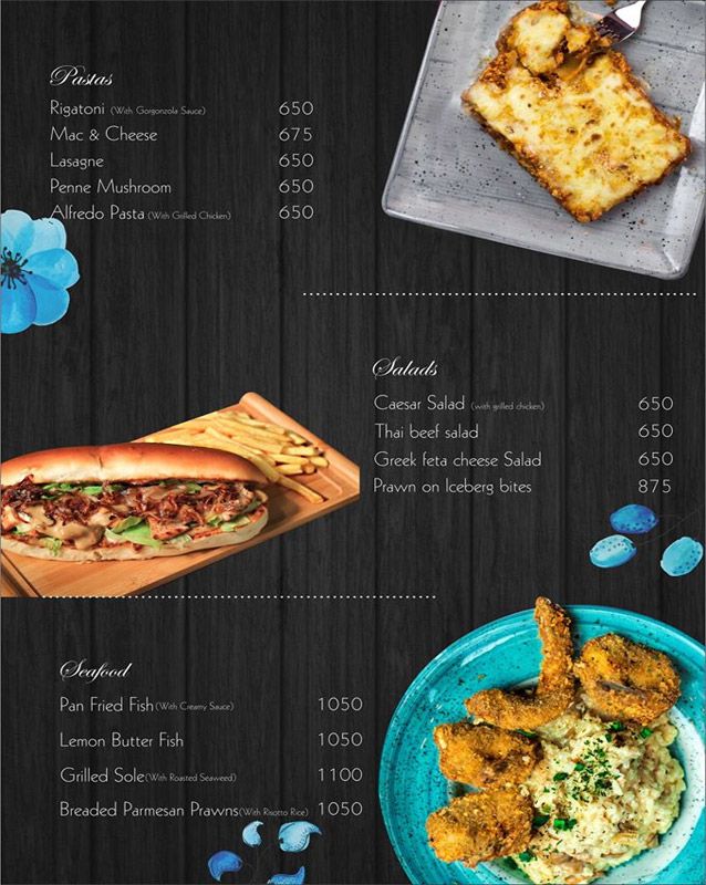 Cafe Pomelo  menu