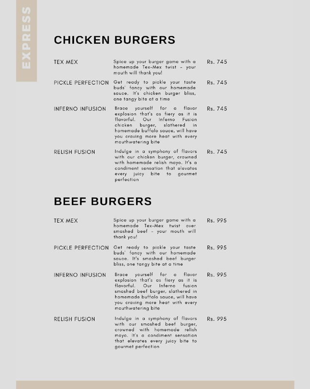 Café Bedaar menu