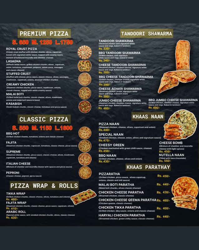 Chandoor menu