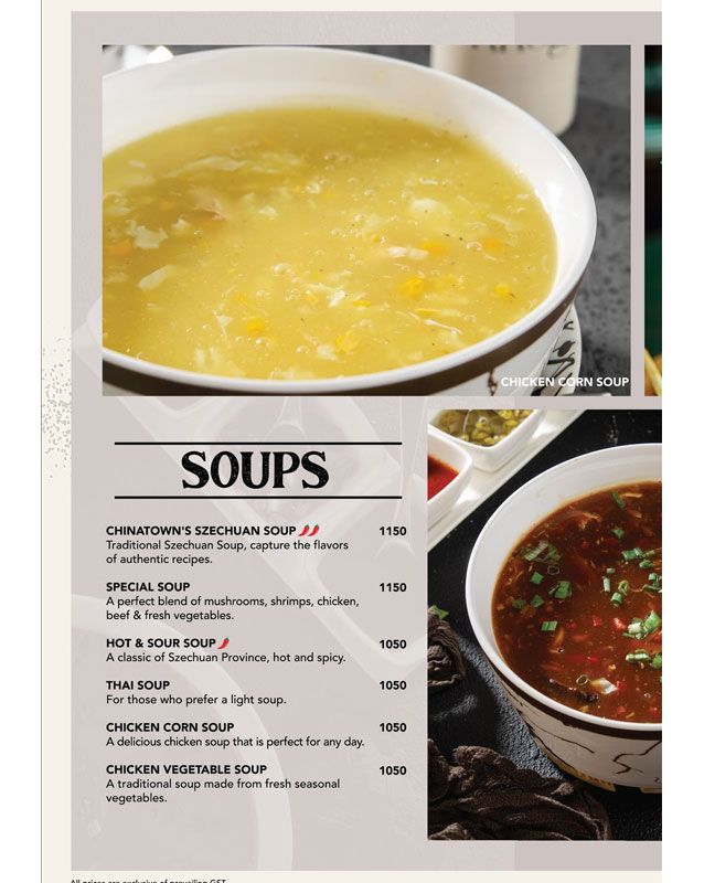 ChinaTown - Lahore menu