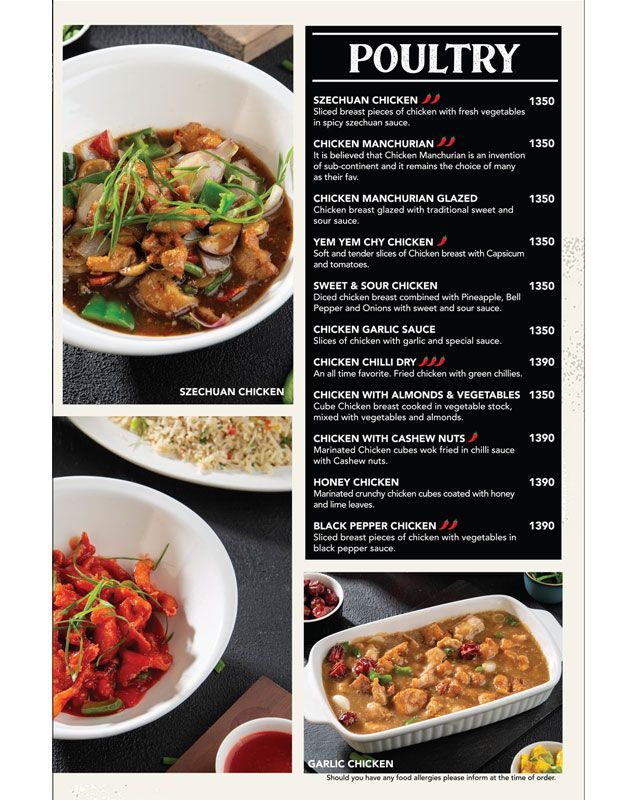 ChinaTown - Lahore menu