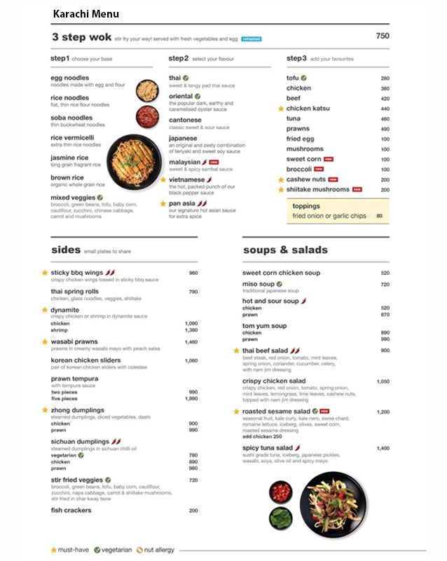 Chop Chop Wok menu
