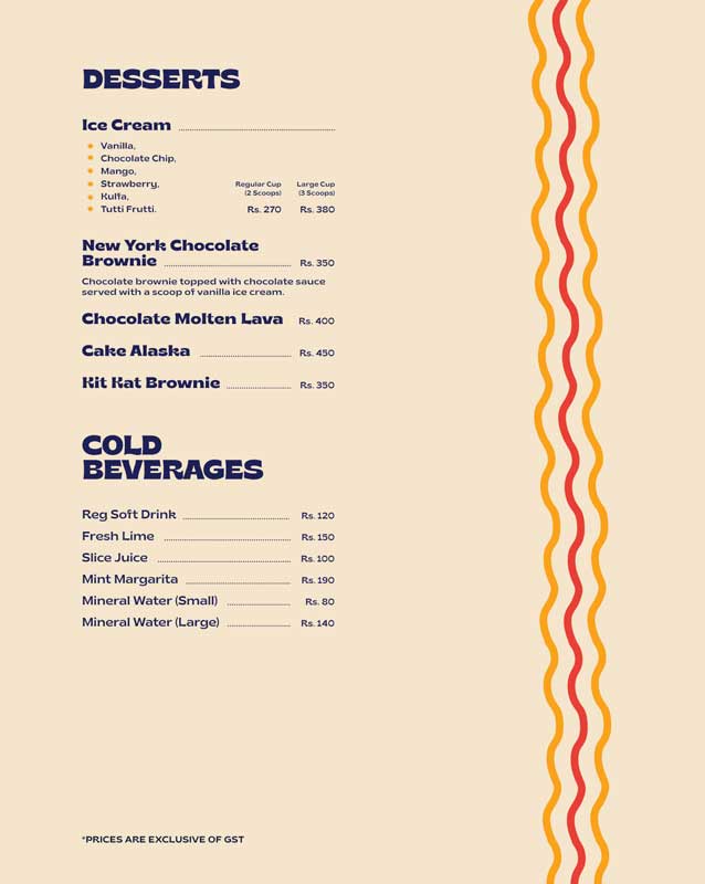 Chunk N Cheese menu