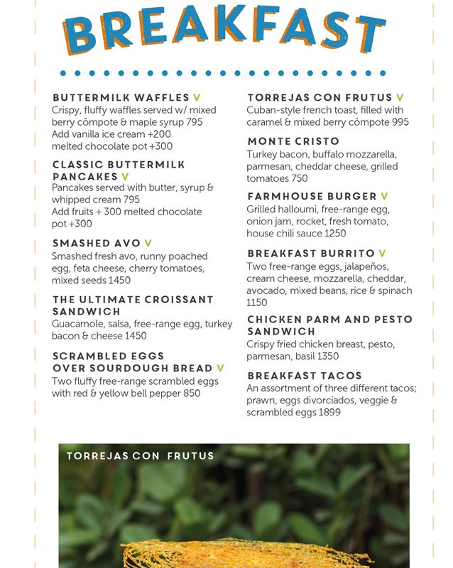 Coco Cubano Pakistan menu