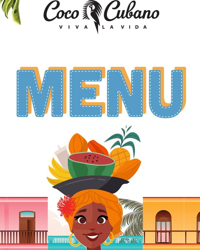 Coco Cubano Pakistan menu