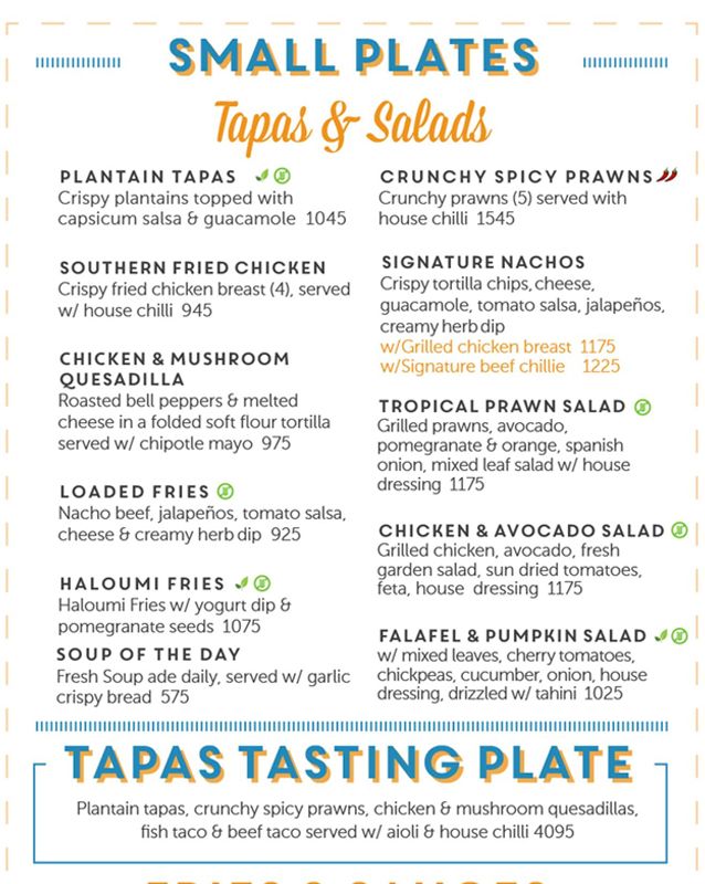 Coco Cubano Pakistan menu