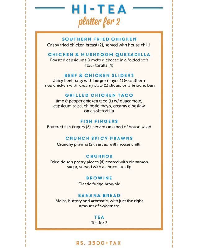 Coco Cubano Pakistan menu