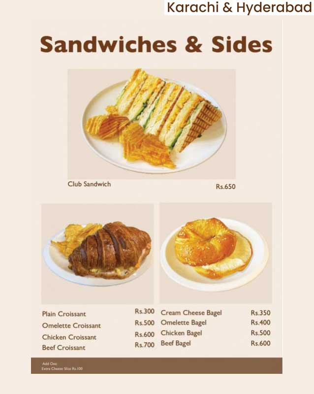 Coffee Wagera menu