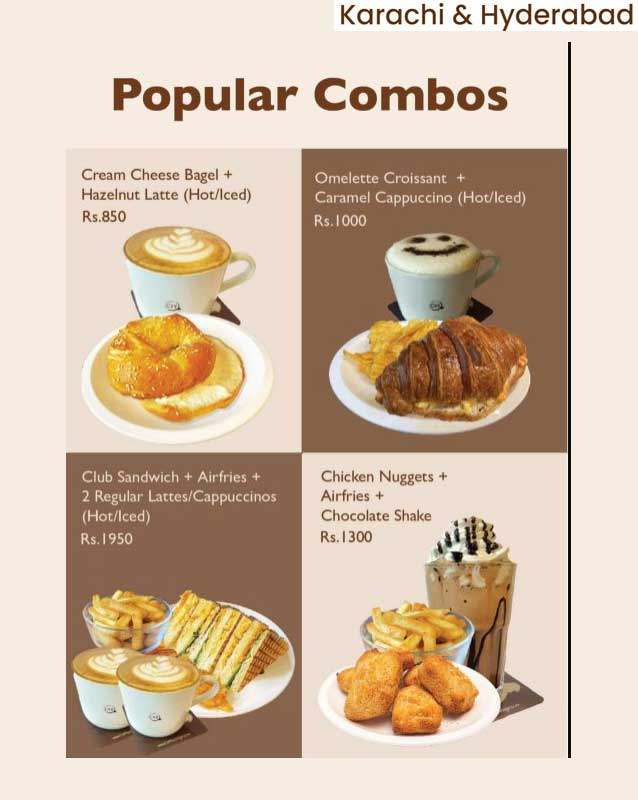 Coffee Wagera menu
