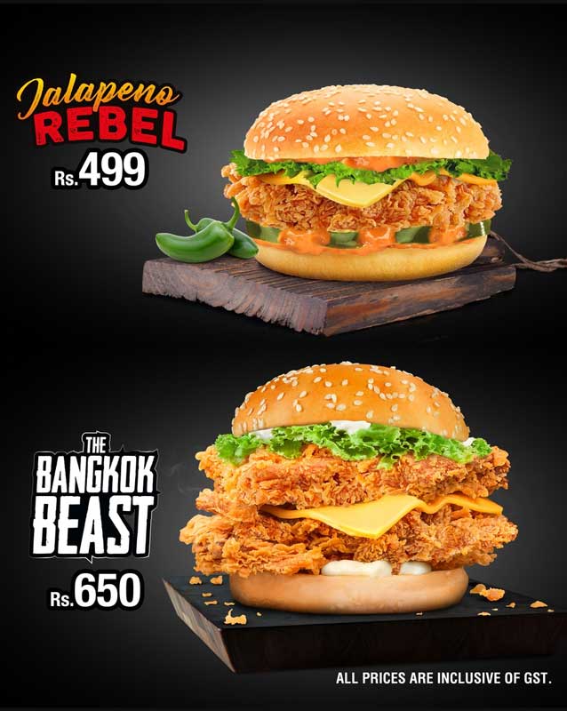 CP Five Star menu