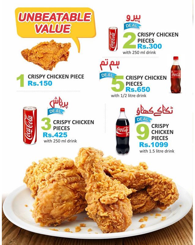 Eat Fresh & Healthy menu