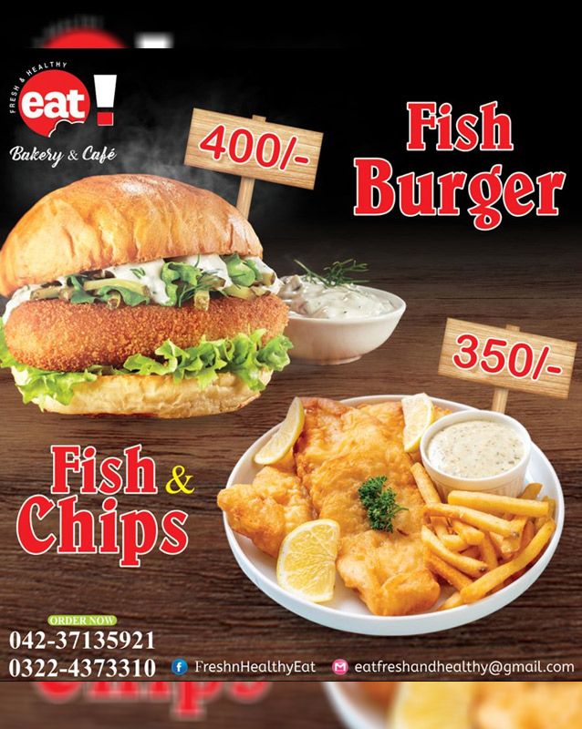 Eat Fresh & Healthy menu