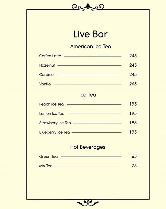 Eatino menu