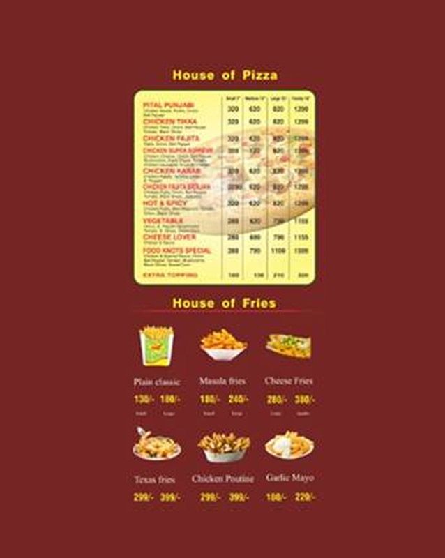 Food Knots menu